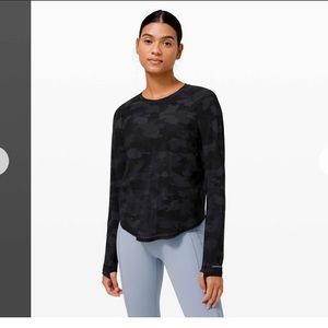 Lululemon camo long sleeve